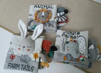 Продам новые развивающие мягкие книжки