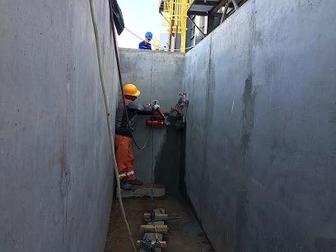 Алмазная резка бетона, отверстия в бетоне, алмазное сверление бурение