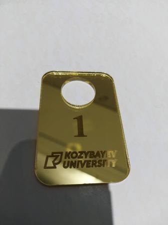 Таблички из пластика