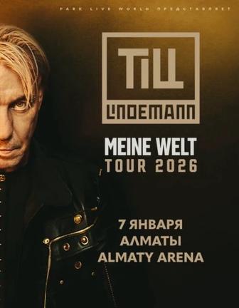 Продам 2 билета на концерт Till lindemann meine welt tour