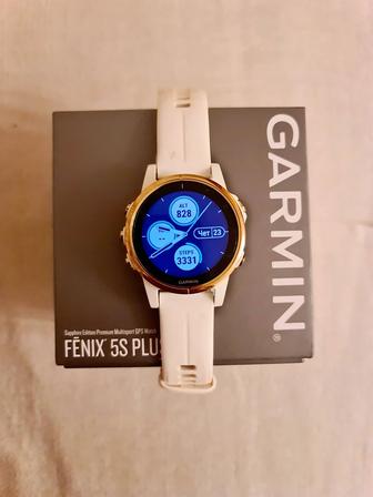 Garmin fenix 5S Plus Sapphire music смарт часы