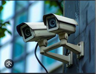 Камеры Видеонаблюдения установка.