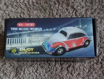 Цветная автомобильная блютуз колонка