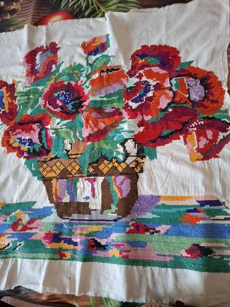 Винтажная вышивка крестом