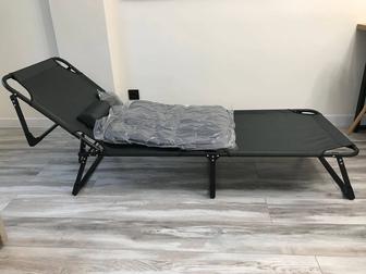 Продам раскладушку новую в комплекте матрас