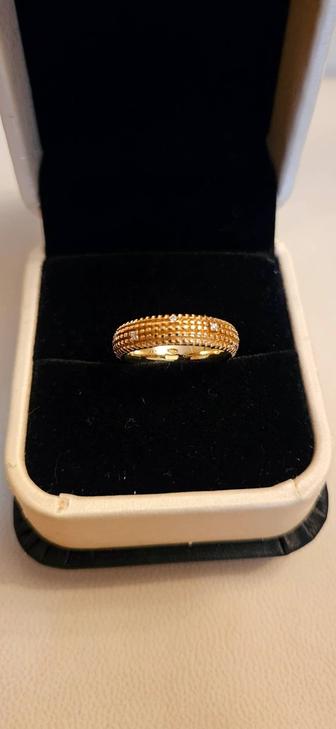 Бренд Damiani оригинал. Золотое кольцо 750 пробы с бриллиантами.