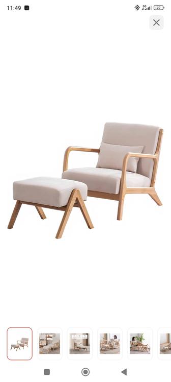 Кресло, пуф