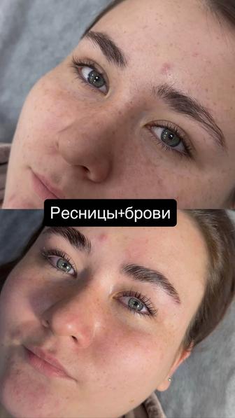 Ламинирование ресниц, бровей