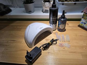 Набор для УФ-смолы лампа SUNone смолы формы (почти новый)