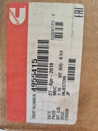 Форсунка Cummins. (4955415) Топливная форсунка INJECTOR. B3.3, QSB3.3