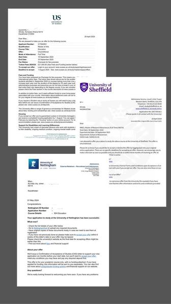 CV, Motivation Letter, Recommendation Letter (рекомендательное письмо)