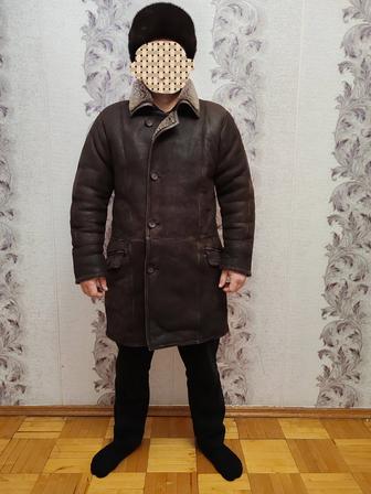Мужская натуральная дубленка