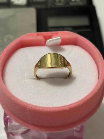 желтое золото 585 проба кольцо