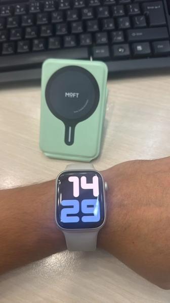 Apple watch 9,45mm ,100% емкость с GPS