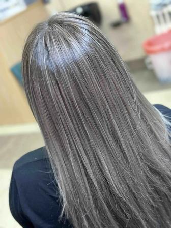 Сложные окрашивание все виды парикмахерских услуги