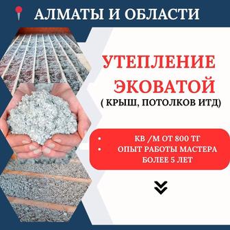 Эковата утепление крыши
