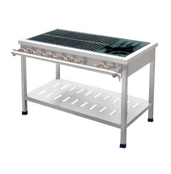 Промышленные газовые плиты 8 кранов