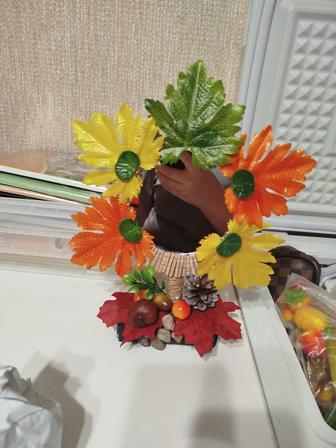Осенняя поделка Зеркальце