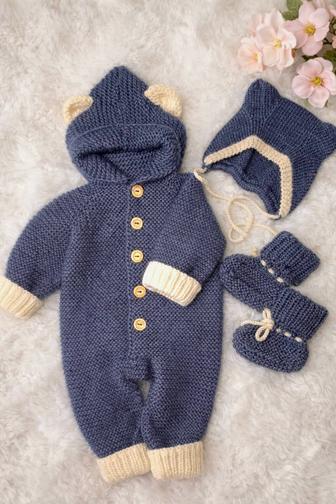 Детский вязанный комплект