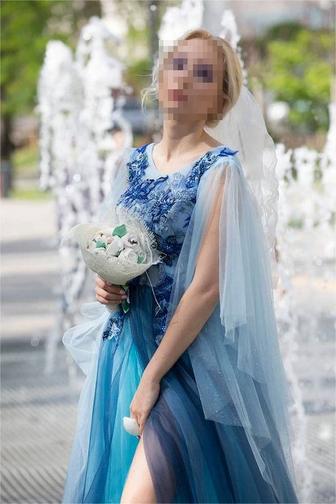 Платье пышное в пол