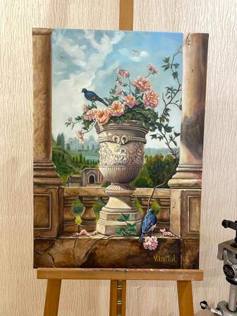 Картина масло, холст, 50х70