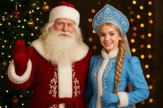 Поздравления Деда Мороза и прекрасной Снегурочки