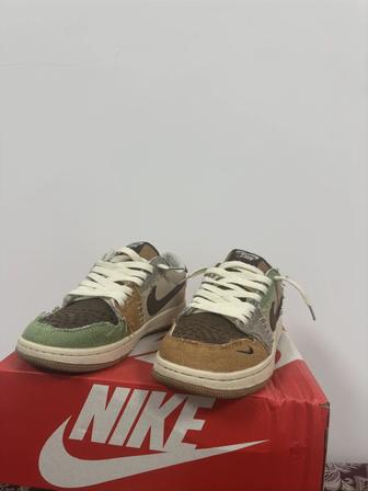 Кроссовки nike air jordan 1 low voodoo dunk force