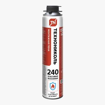 Пена монтажная ТЕХНОНИКОЛЬ 240 PROFESSIONAL огнестойкая