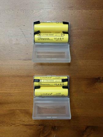 Аккумуляторы Liitokala 21700, 5000mah