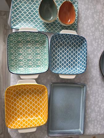 Посуда керамика. Нарезки, салатницы