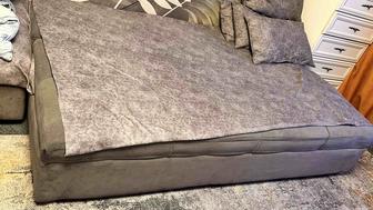 Диван раскладной 2 метра, 2 штуки по 20 тысяч тенге