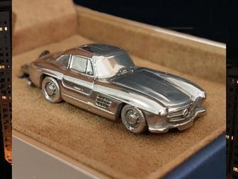Брелок сувенир Mercedes Benz 300L 1957 BBURAGО Италия эксклюзив