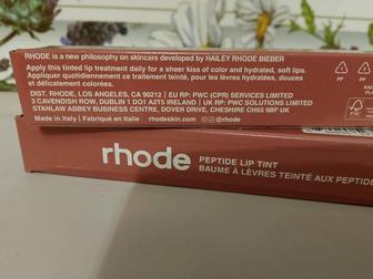 rhode peptide lip tint бальзам оттеночный для губ toast