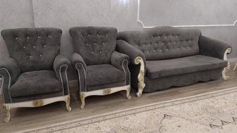 Диван раскладной с креслами