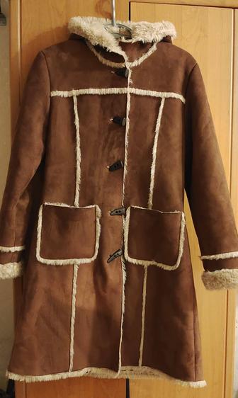 Дубленка на девочку рост 150см