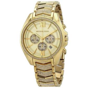 Michael Kors Whitney Crystal Glitz Gold из нержавеющей стали с кристаллами