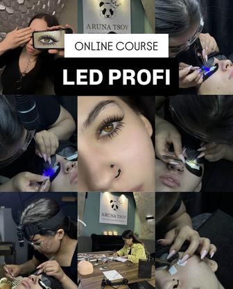 Онлайн Курс по наращиванию ресниц LED PROFI