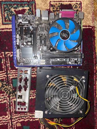 Комплект материнской платы, процессора, куллера, оперативной памяти и бп