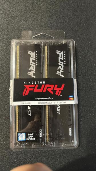 Оперативная память kingston fury ddr5 32 gb 16/16