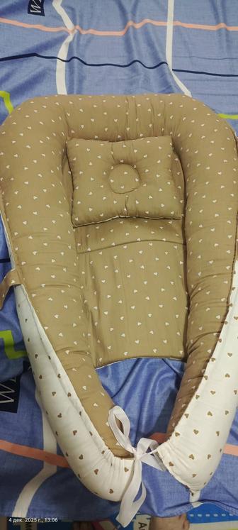 Отдам кокон для новорожденного и детские вещи до года