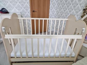 Детская кроватка ВДК Wind Tree (с маятником и ящиком)