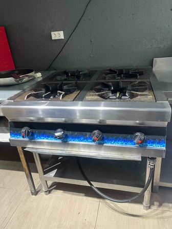 Газ плита для проф кухни