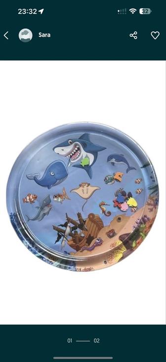 Водный коврик игровой развивающий