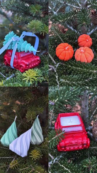 Свечи ручной работы из соевого воска