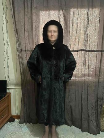 норковая шуба цельная
