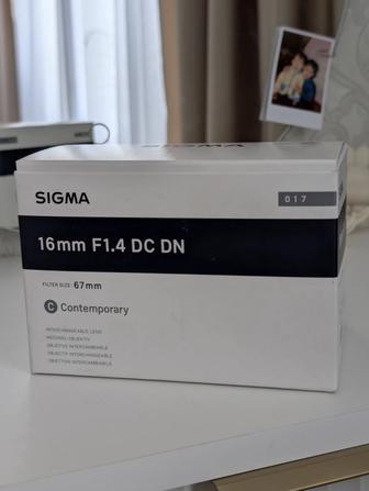 Объектив Sigma 16mm f/1.4 DC DN Contemporary for Sony E