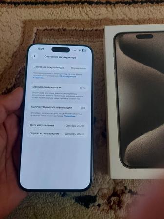 Iphone 15 pro max 256 GB