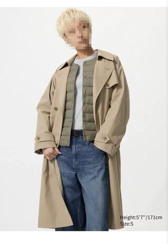 Продам куртку Uniqlo. Оливкового цвета