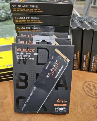 Топовые SSD WD Black SN850x 4TB, новые запечатанные
