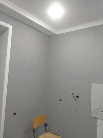 Установка плинтусов, и ленолиума